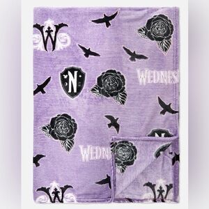 Primark Disney Wednesday Addams Throw Blanket